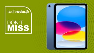 iPad on a green background. Text reads: Don't Miss