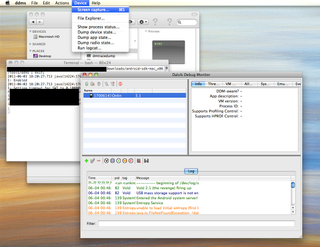Mac OS X: Opening ddms (just left click on ddms file)