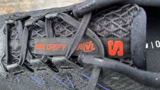 Salomon DRX Defy GRVL tongue up close