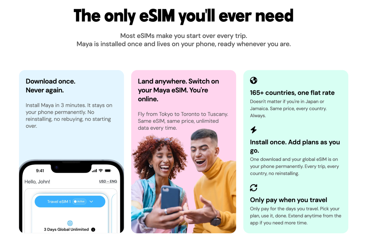 maya mobile features