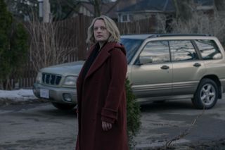 Elisabeth Moss in the Season 4 finale of The Handmaid's Tale