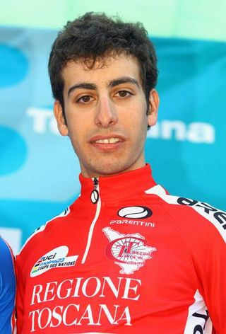 New race leader Fabio Aru (Italy).