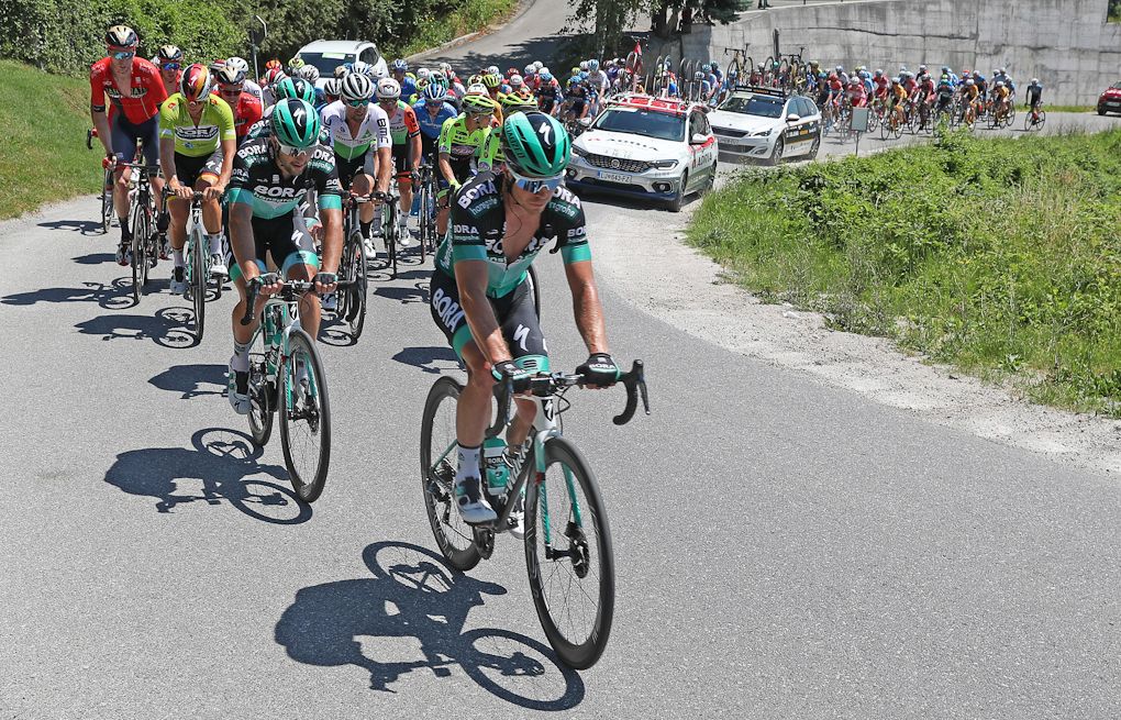 Bora on the front for Ackermann in Slovenia