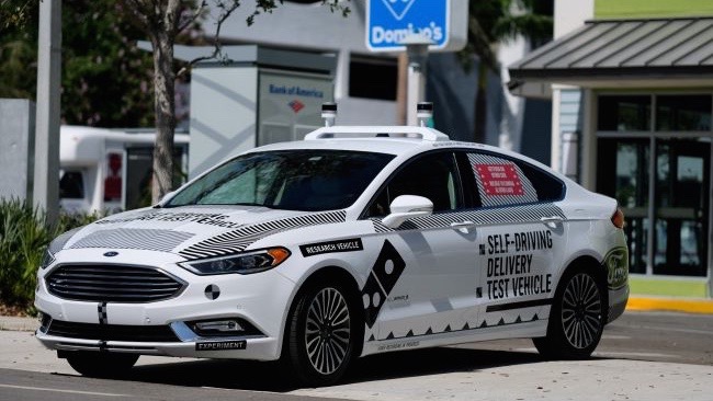 Ford mock self-driving car