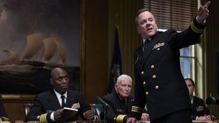  Lance Reddick, Dale Dye and Kiefer Sutherland in The Caine Mutiny Court-Martial