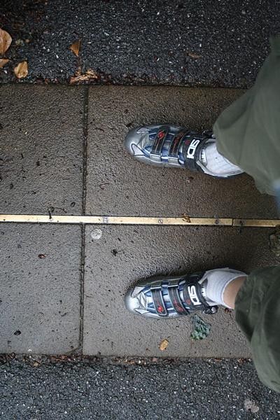 A foot in each Hemisphere.