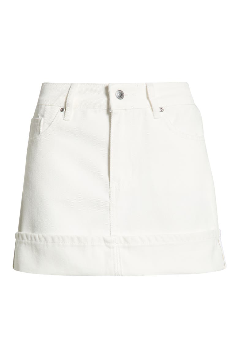 Alex Cuffed Selvedge Miniskirt