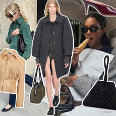 A collage of winter 2025 it items. 