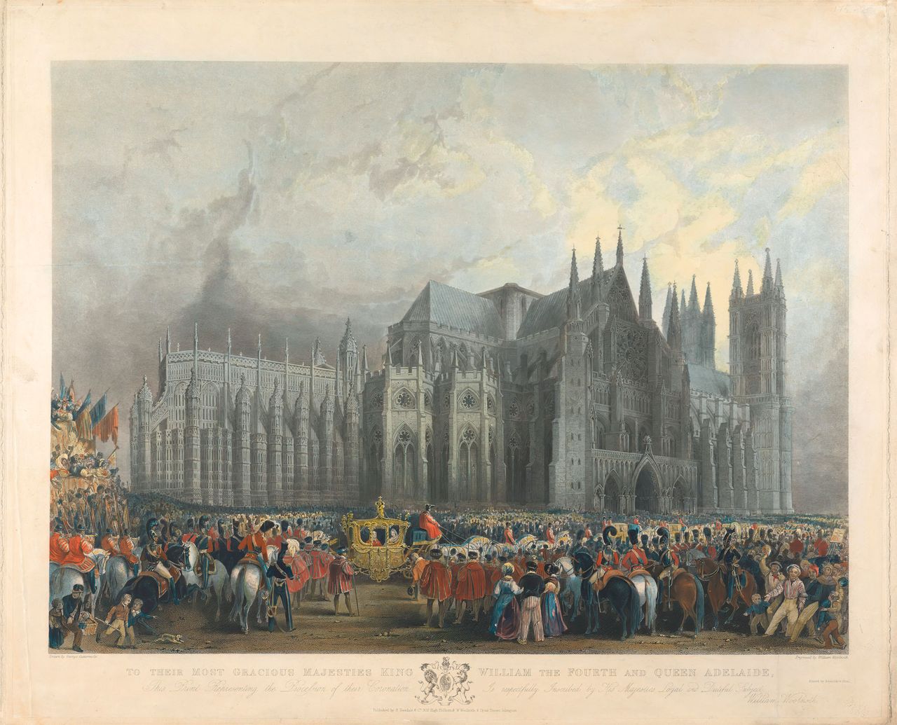 The Coronation of King William IV and Queen Adelaide.