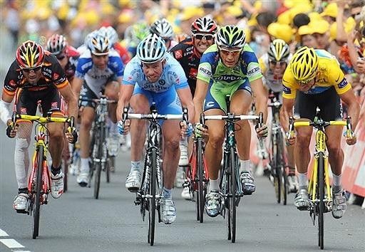 The yellow jersey group