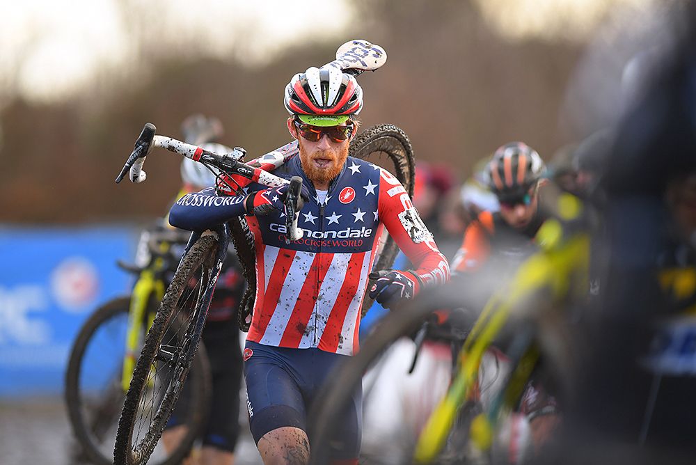 US Champion Stephen Hyde at Azencross