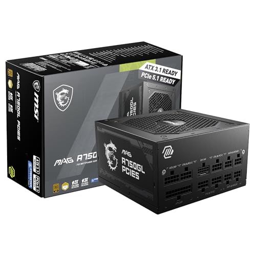 Msi MAG A750gl PCIE5 Power Supply