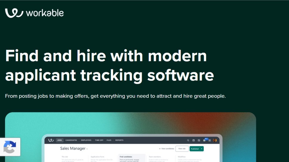 Workable website screenshot (October 2025).