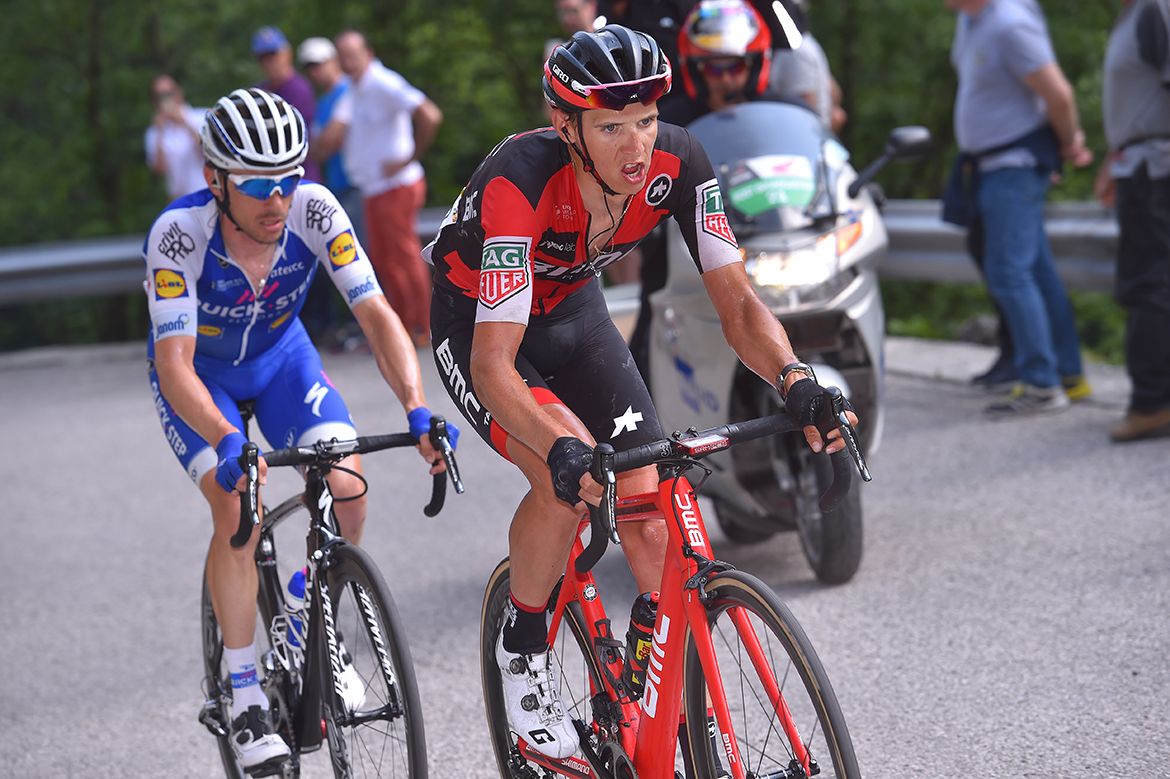 Dylan Teuns and Dries Devenyns at the Giro d'Italia