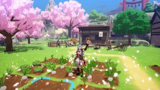 A screenshot of the upcoming Switch game, Rune Factory: Guardians of Azuma.