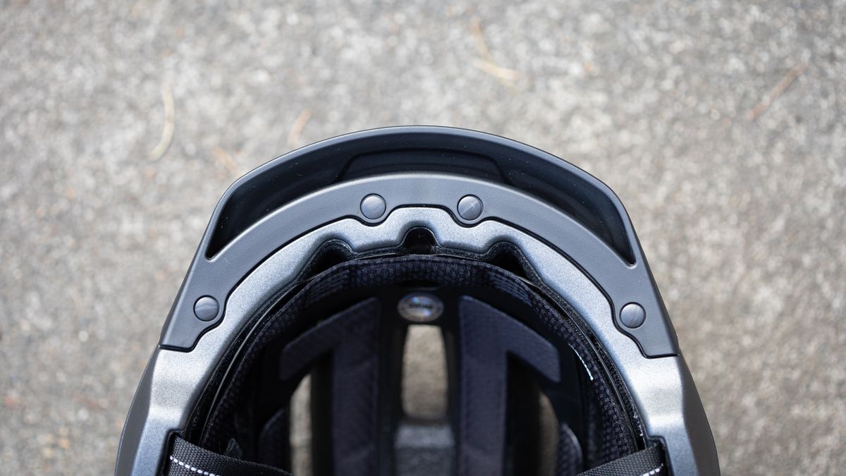 Giro Ethos MIPS view under front peak