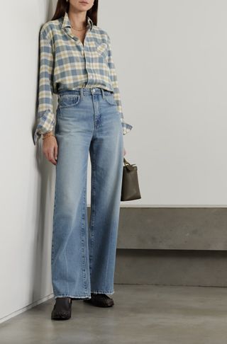 FRAME, + Net Sustain Le Jane High-Rise Wide-Leg Jeans