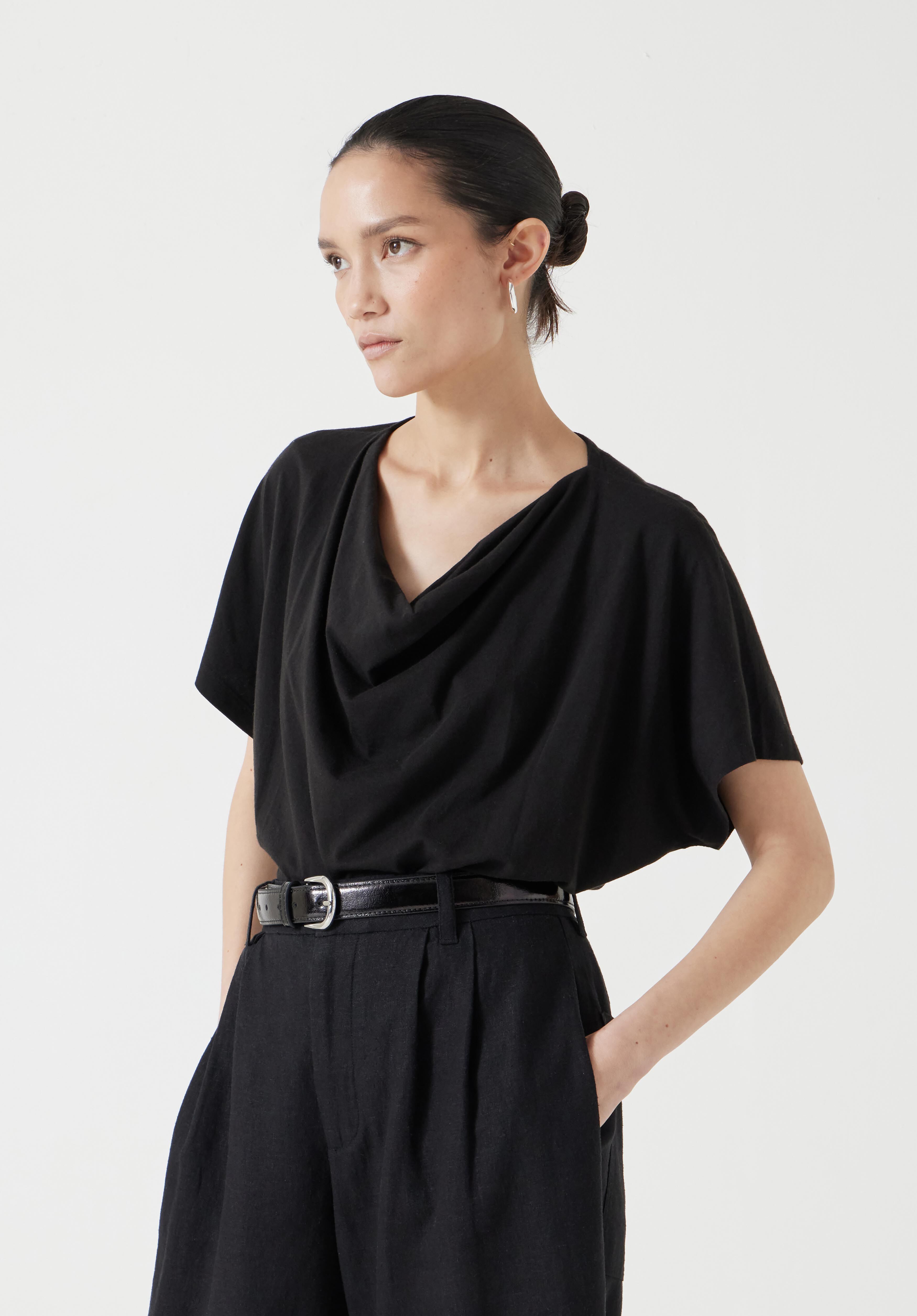 Cowl Neck T-Shirt