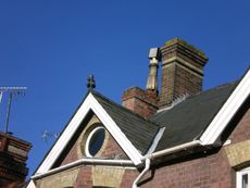 How to buy a house at auction: classic lead lined valley on victorian roof