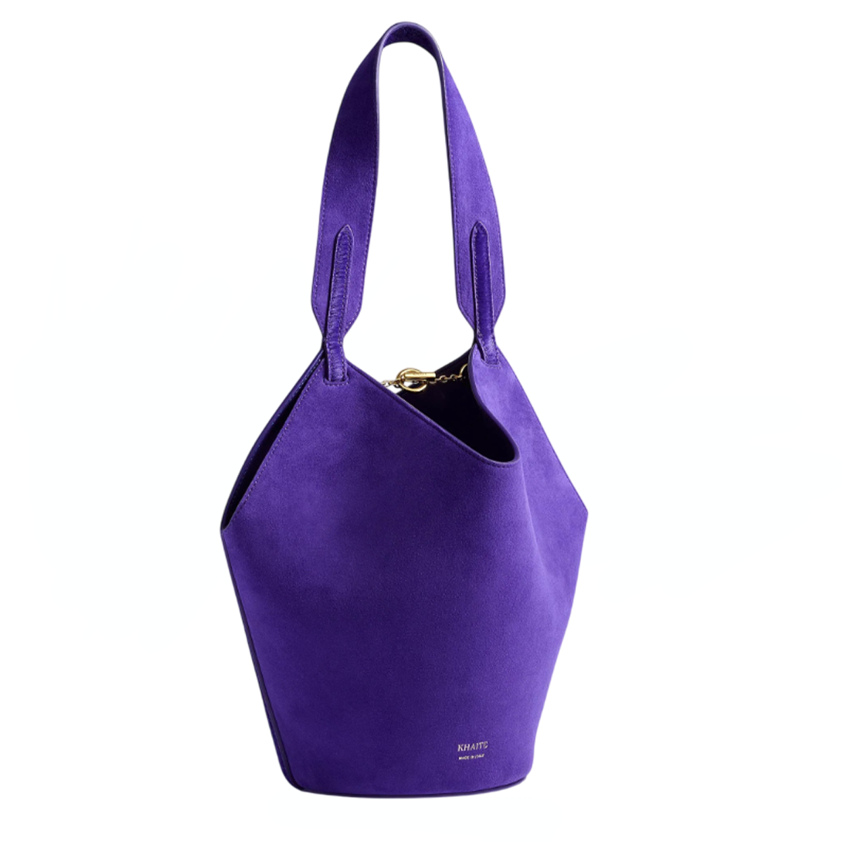Khaite, Mini Lotus Tote in Amethyst