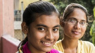 Jennifer, 16, India (pictured with her best friend Shilpa, who introduced her to the Young Health Programme)