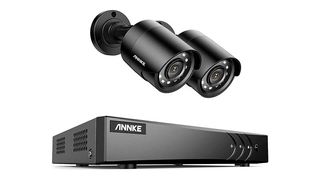 Security cameras and base station