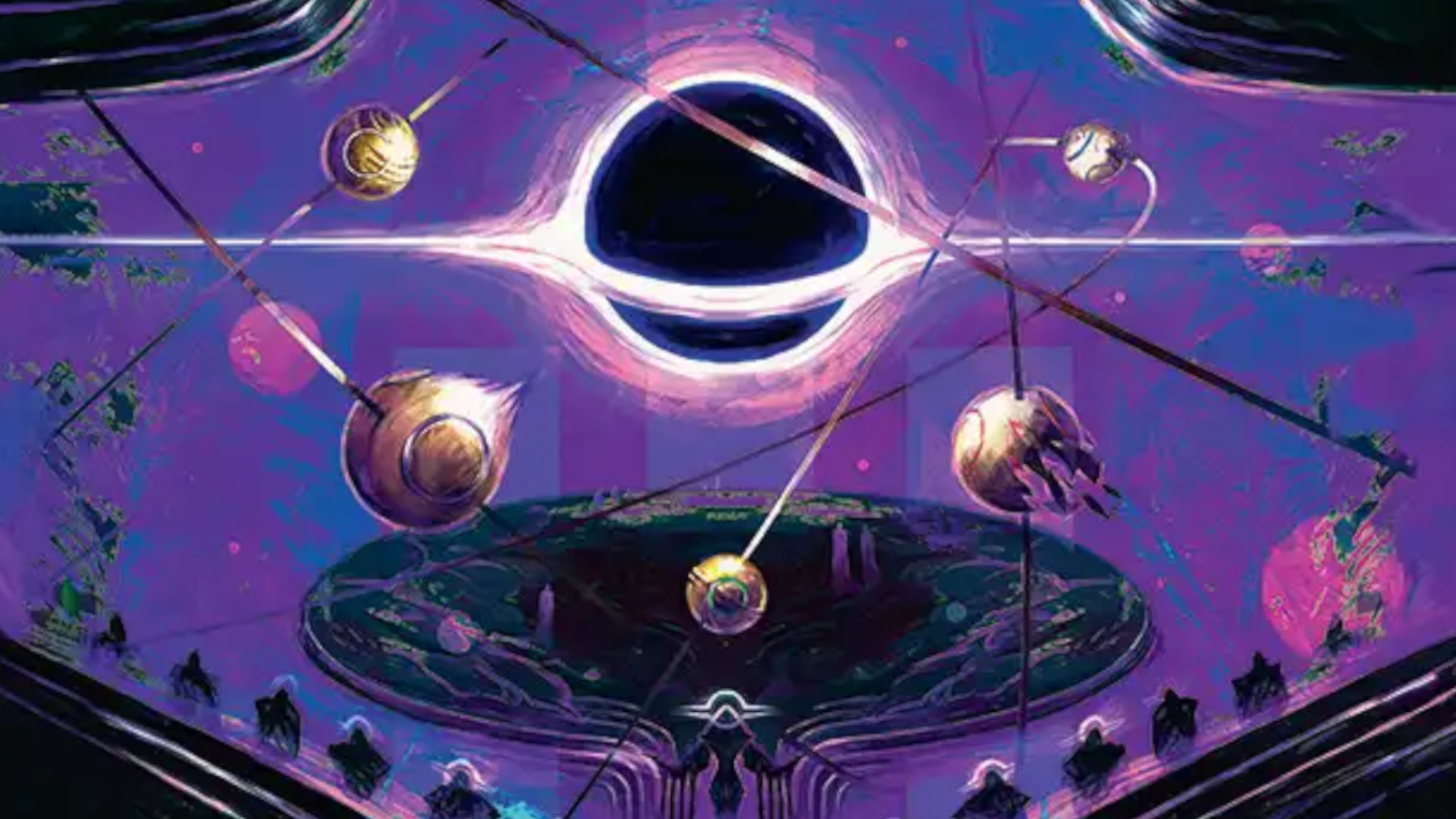 Stylized artwork of Sothera, the Supervoid from MTG Edge of Eternities