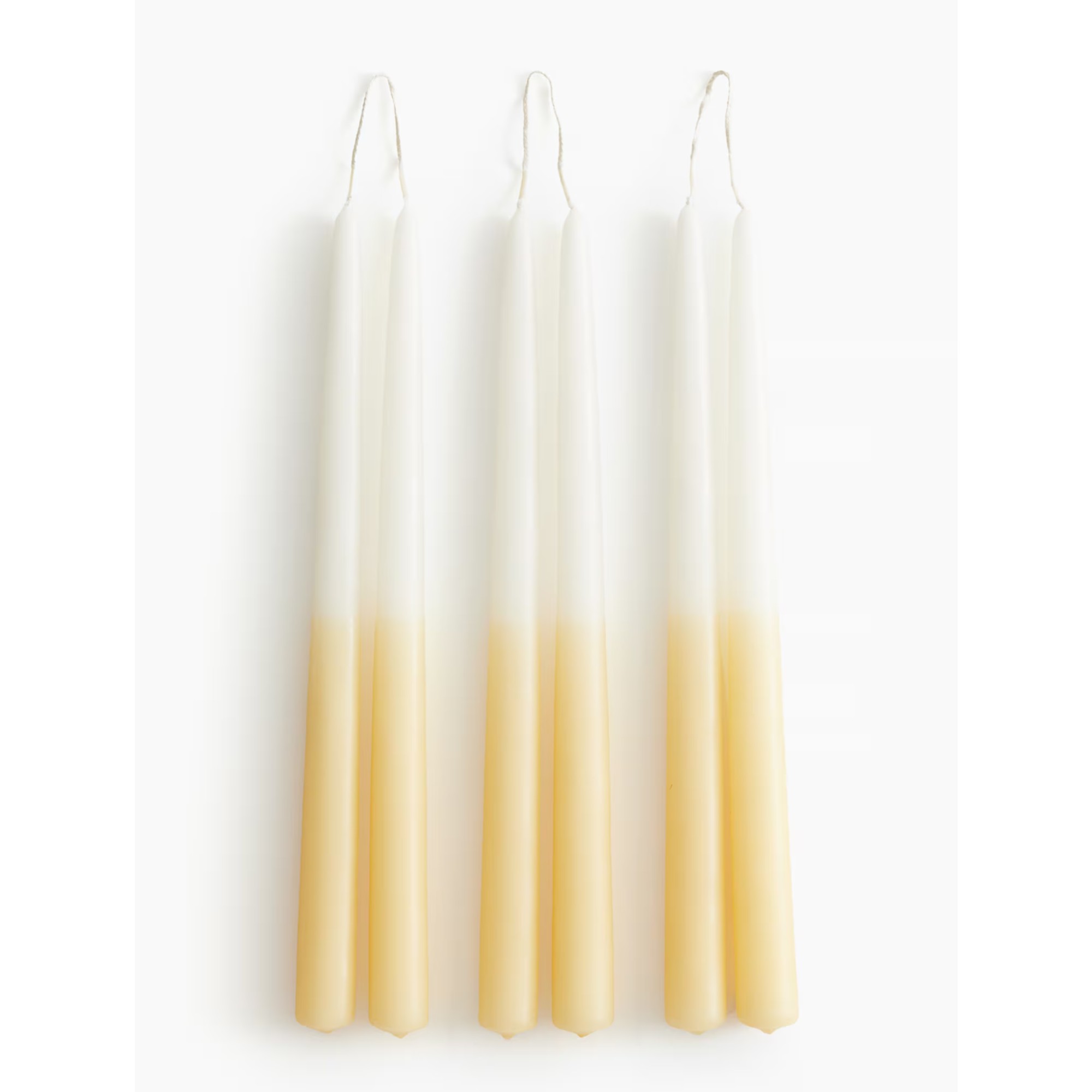 H&amp;amp;M Home 6-pack dip-dye tapered candles