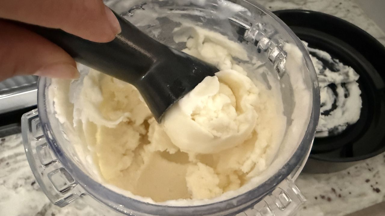 Ninja creami and pear frozen yogurt