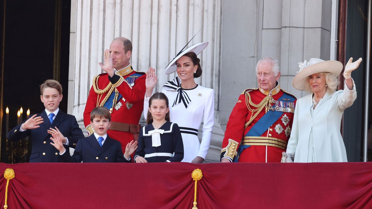 The royal family attends the 2024 Trooping the Colour parade