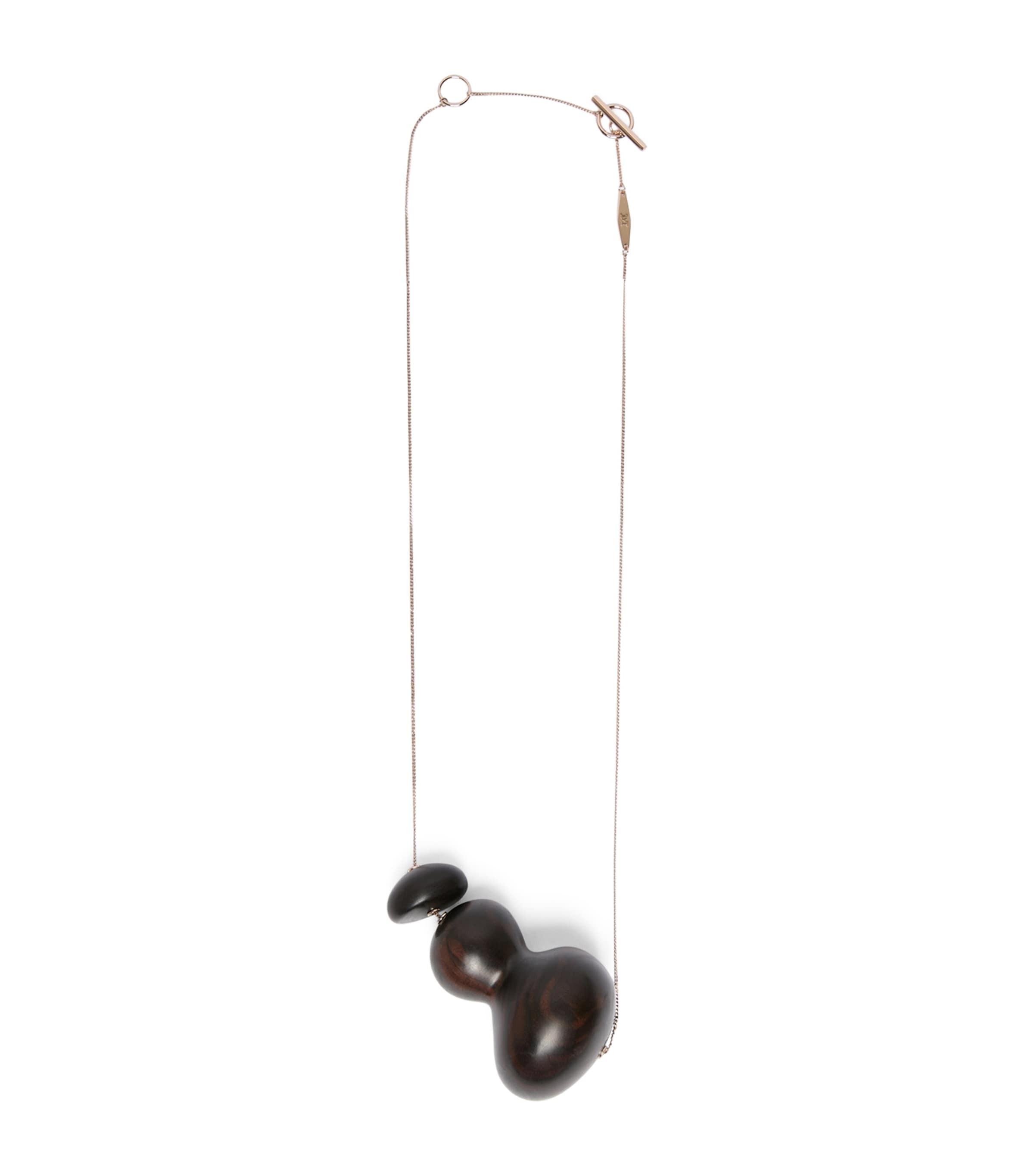 Max Mara Ebony Pendant Necklace