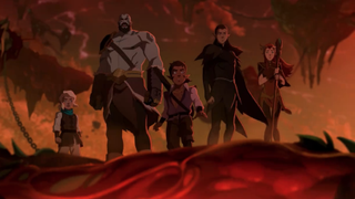 The Legend of Vox Machina Season 3 in hell trailer screenshot