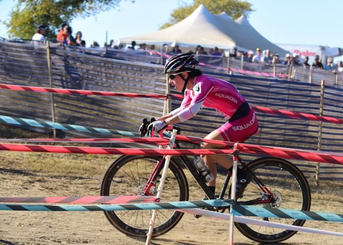 Arley Kemmerer (PB2 Pro Cycling) capitalized on a Wyman puncture and took the race lead