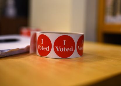 'I voted' stickers