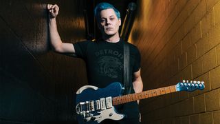 Jack White photographed for Guitar Player at ThirdMan Records in Nashville,March 20, 2022.