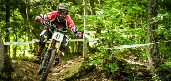 Neko Mulally (Trek World Racing) on his way to winning the Windham Pro GRT
