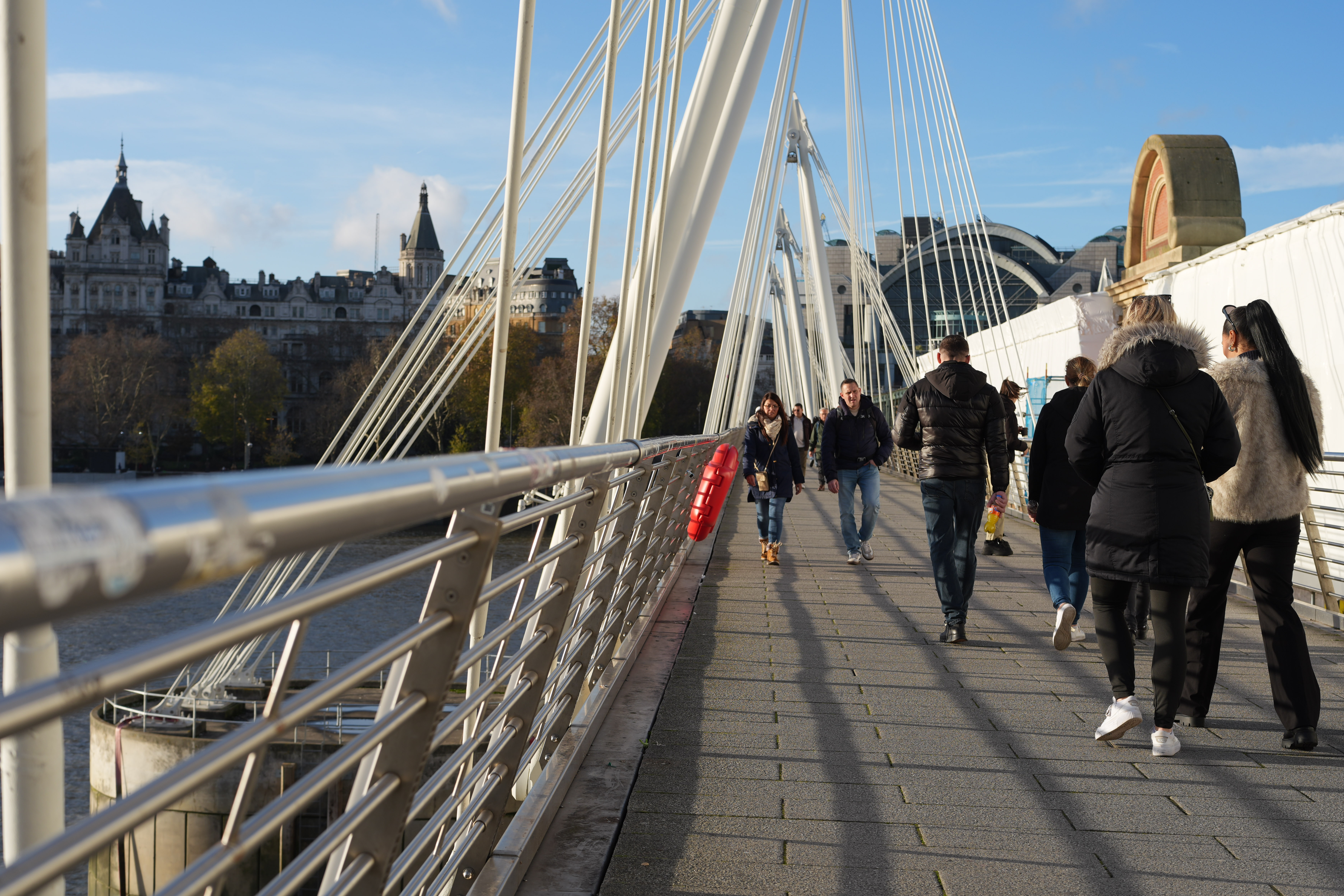 View across the Blackfriars Bridge in London