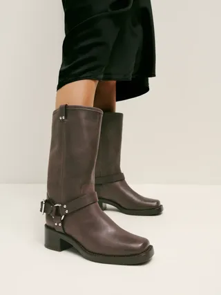 Reformation, Francesca Moto Boot