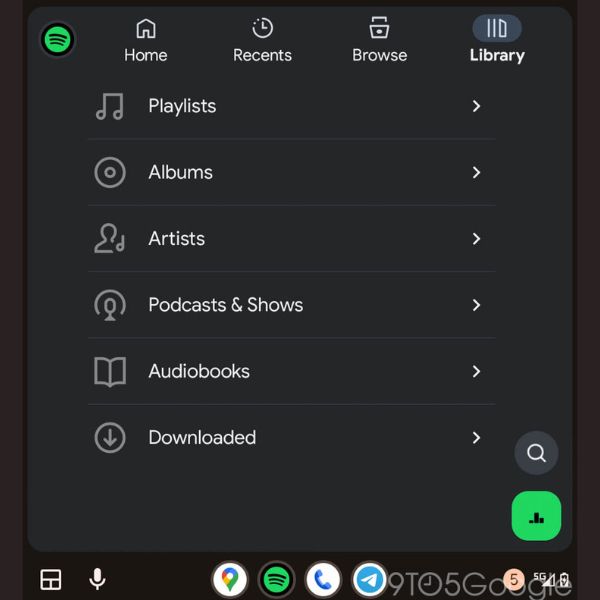 Spotify for Android Auto new update