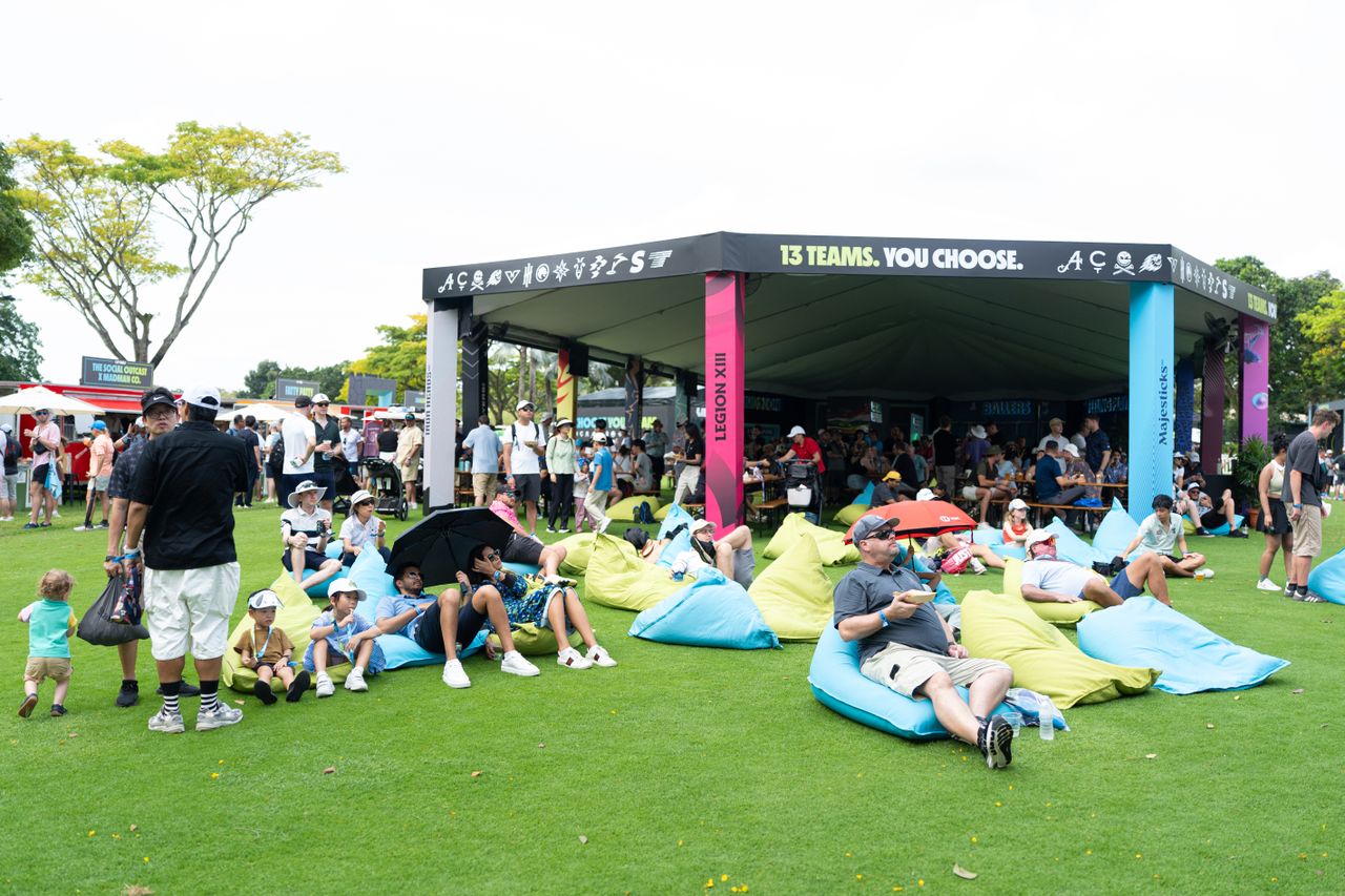 The LIV Golf fan village