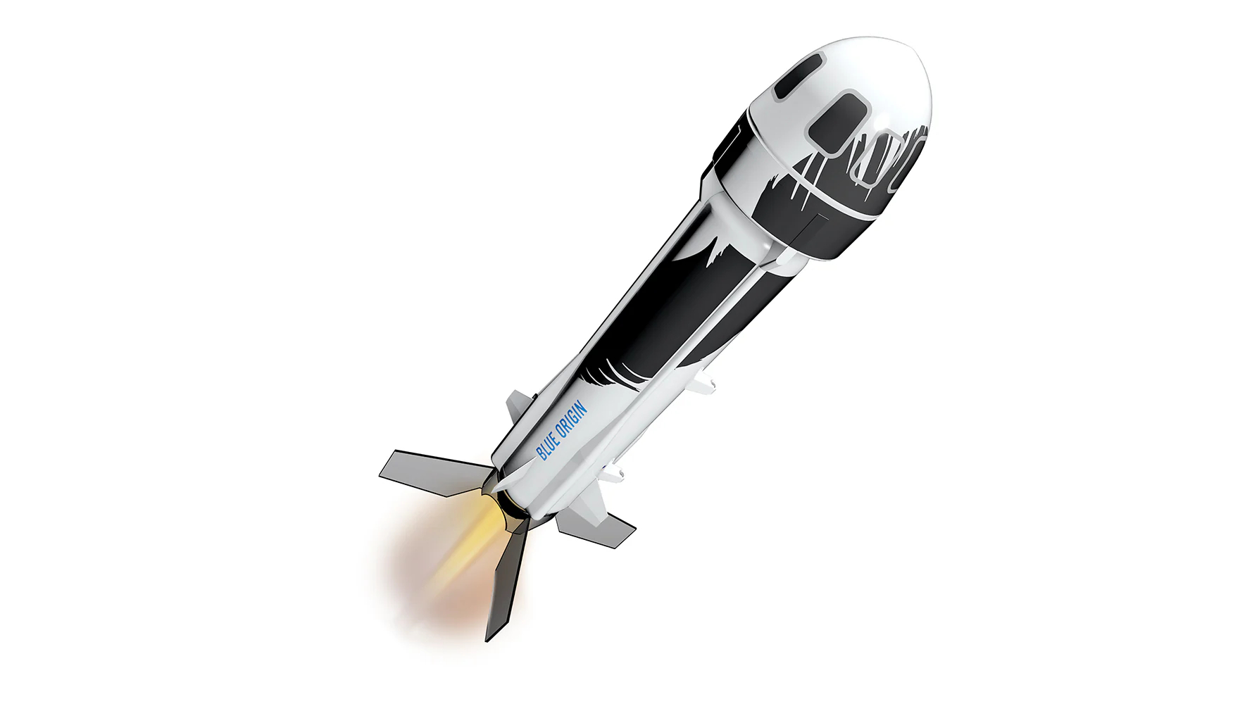 Estes Blue Origin New Shepard model rocket