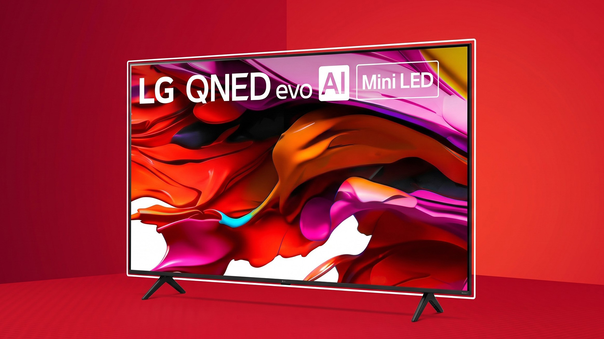 An LG 85-inch Class 91A QNED Evo TV