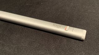 A Logitech Crayon stylus