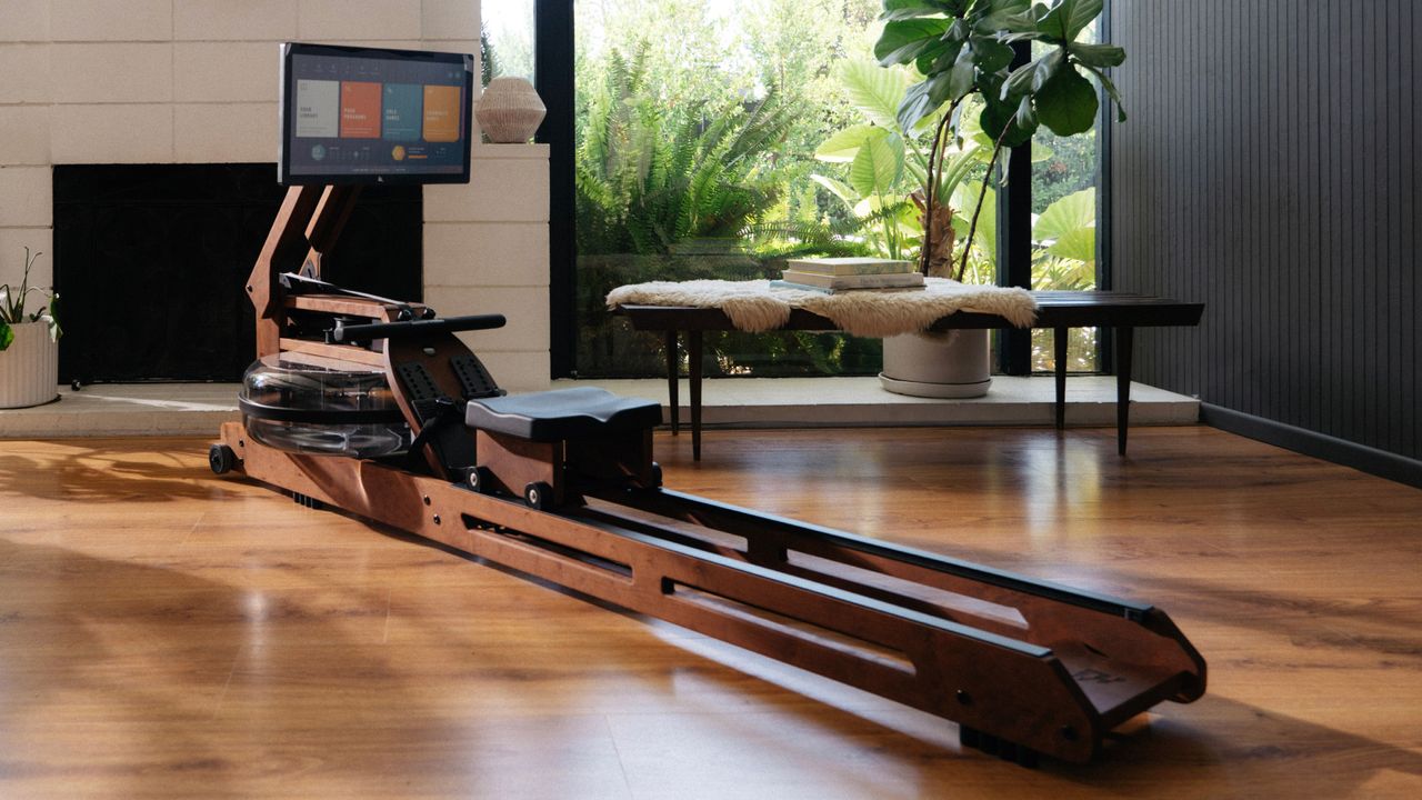 Ergatta’s handcrafted cherrywood rower is smarter, sleeker, and more luxurious than ever