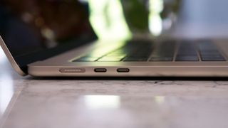 MacBook Air 15-inch (2023) USB-C ports