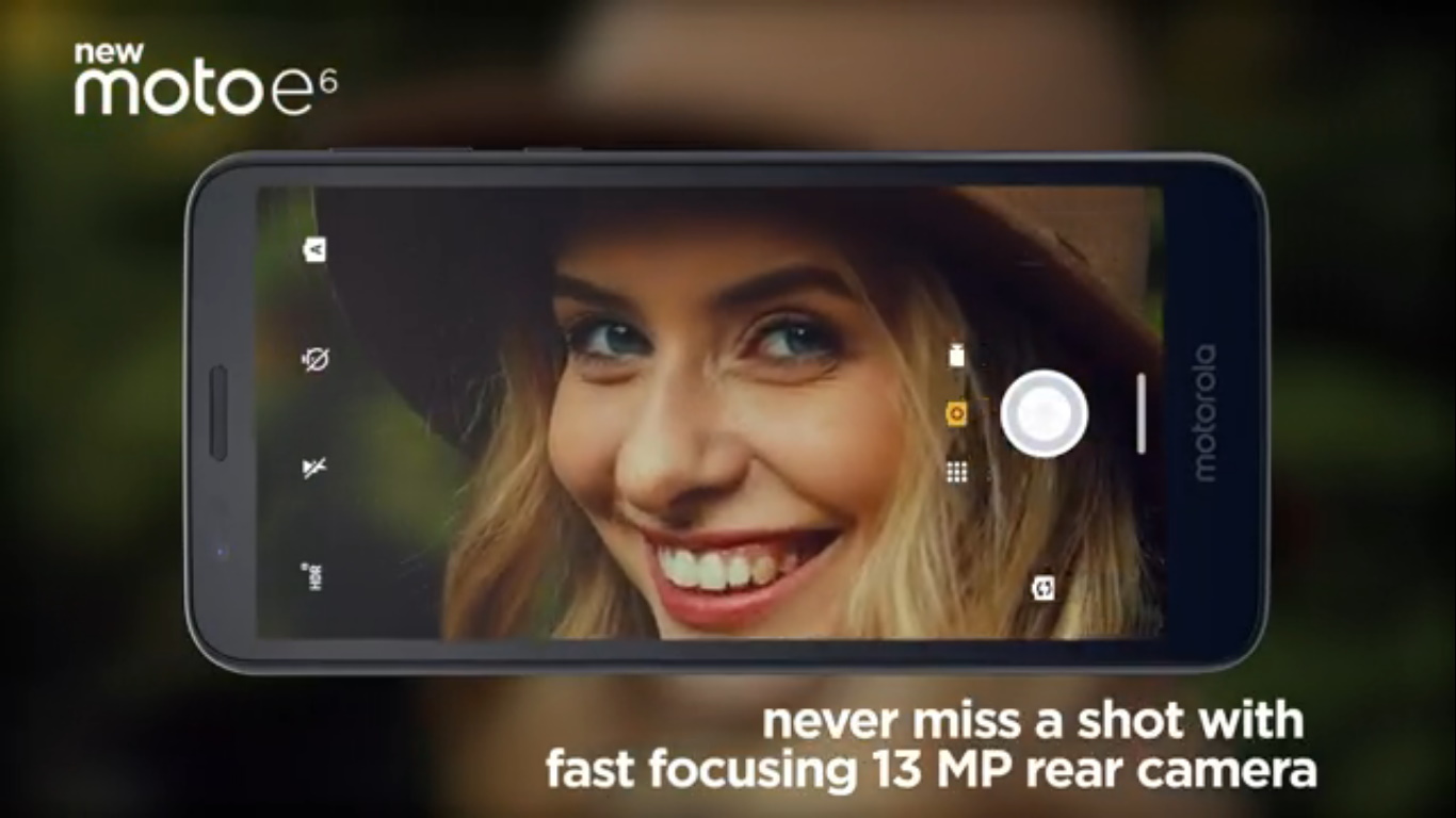 Motorola Moto E6 kamera özellikleri