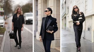 what to wear to a funeral black knit