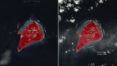 new volcanic island after underwater eruption off Japan's Iwo Jima 