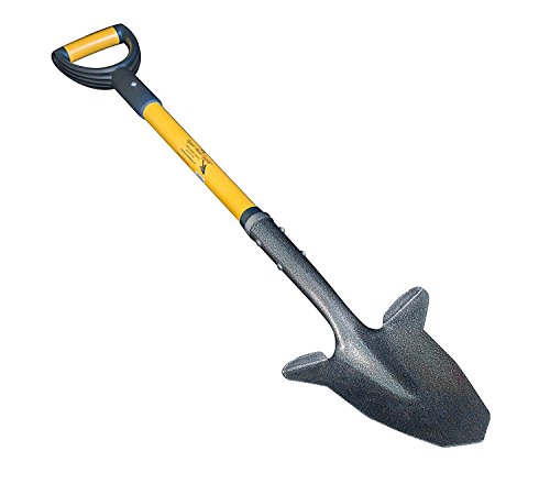 Spear Head Spade Shfd3 40" Yellow Garden Spade Shovel - Gardening Shovel With a 9" X 11" Beveled Blade, Steel-Reinforced Fiberglass Long Handle &amp;amp; Cushioned D-Grip - Digging Spade for Planting