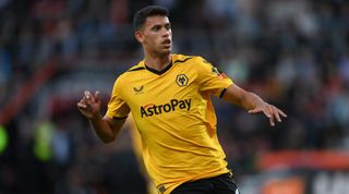 Matheus Nunes of Wolves in action during the Premier League match between AFC Bournemouth and Wolves on 31 August, 2022 at the Vitality Stadium in Bournemouth, United Kingdom